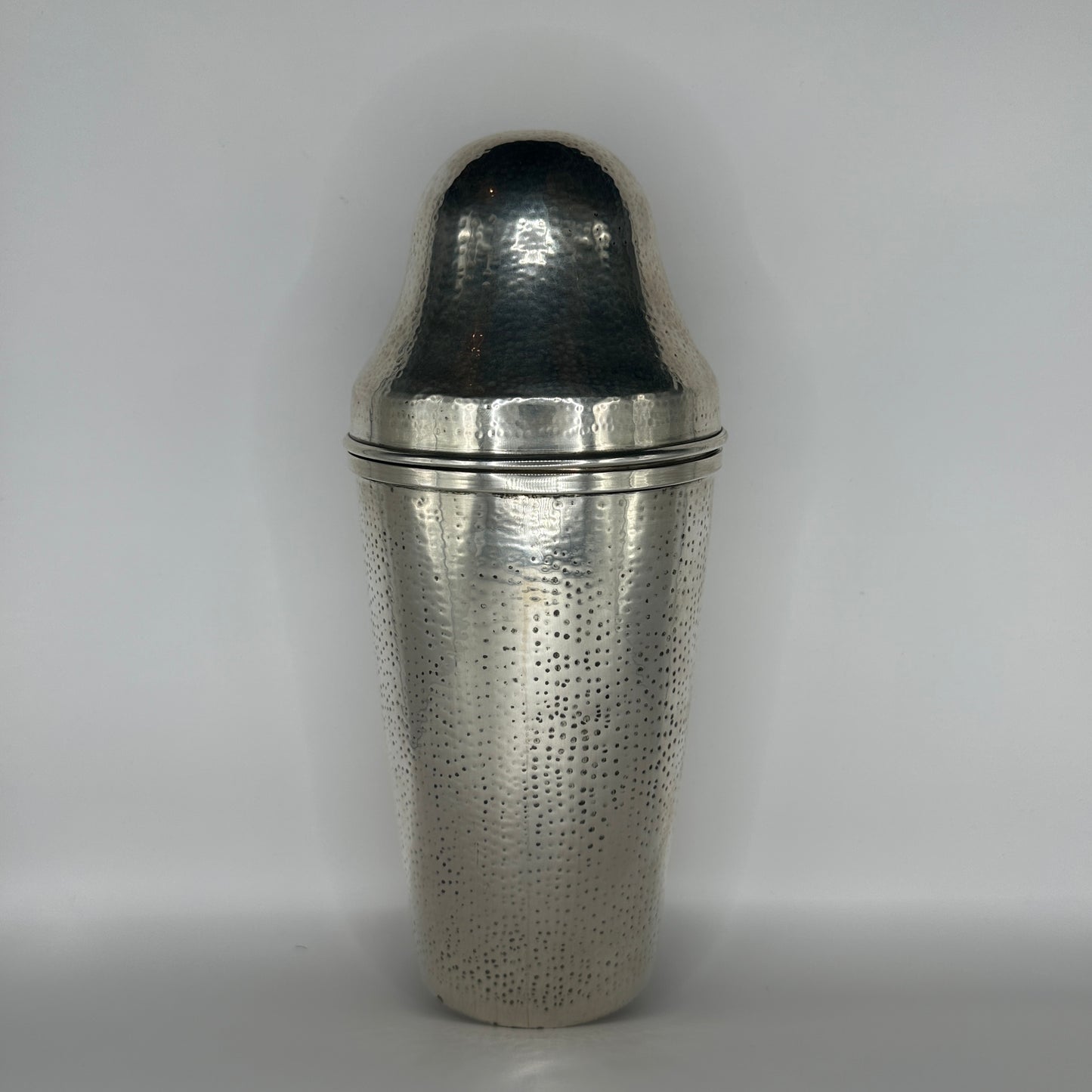 Seltener Martelé Cocktail Shaker 925er Sterling Silber handgehämmert