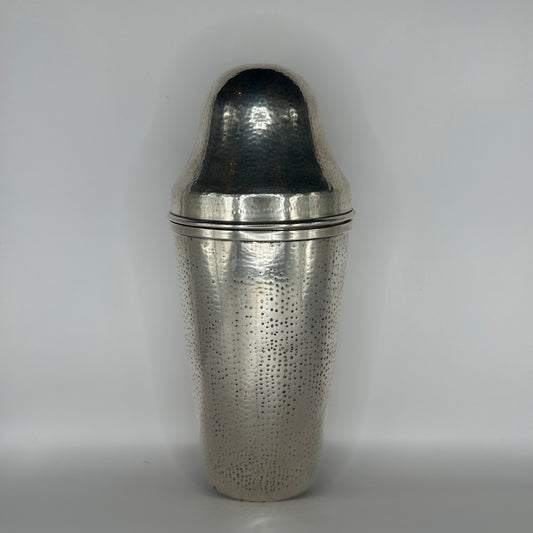 Seltener Martelé Cocktail Shaker 925er Sterling Silber handgehämmert