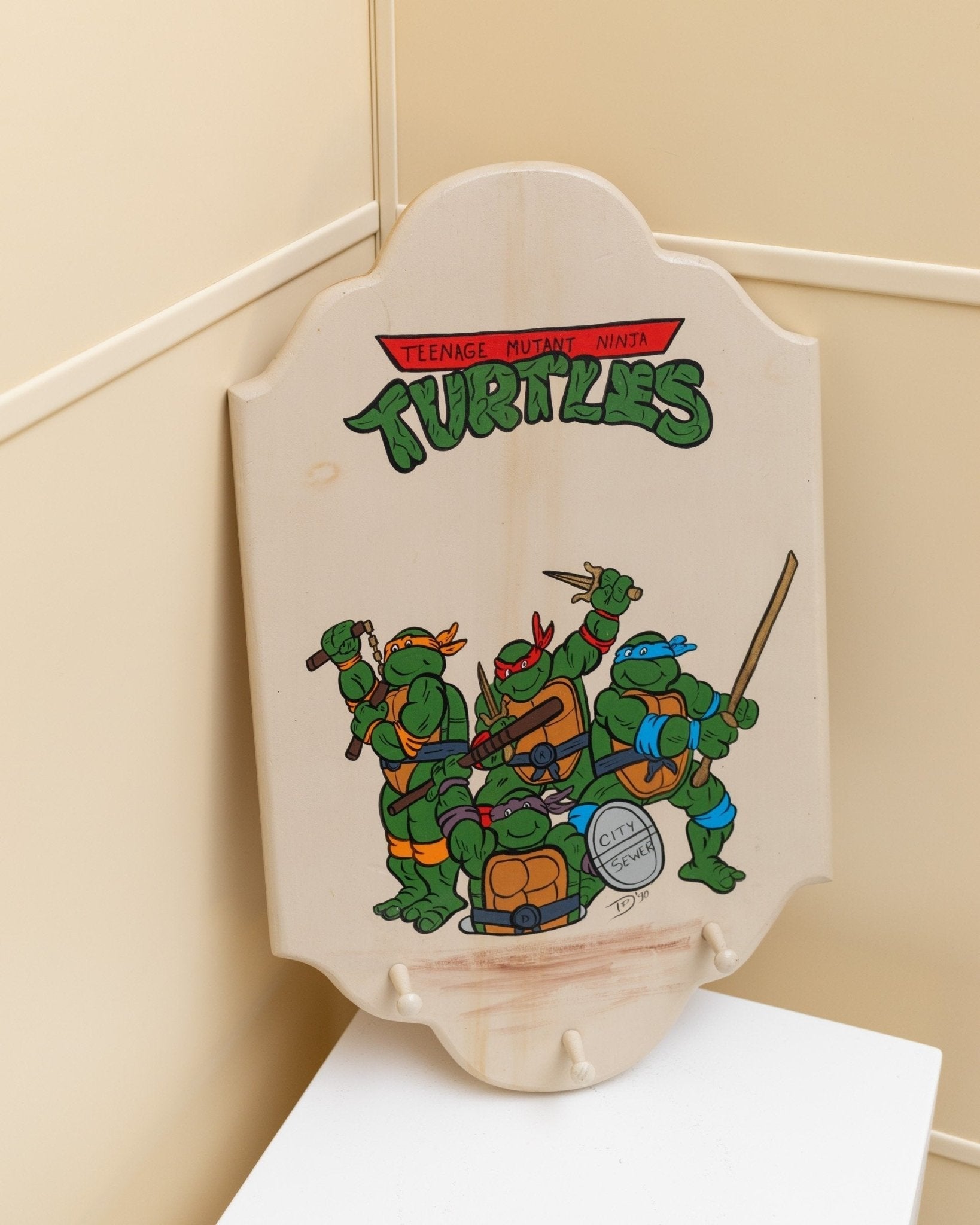 Vintage Kleiderschrank Teenage Mutant Ninja Turtles Motiv Unikat