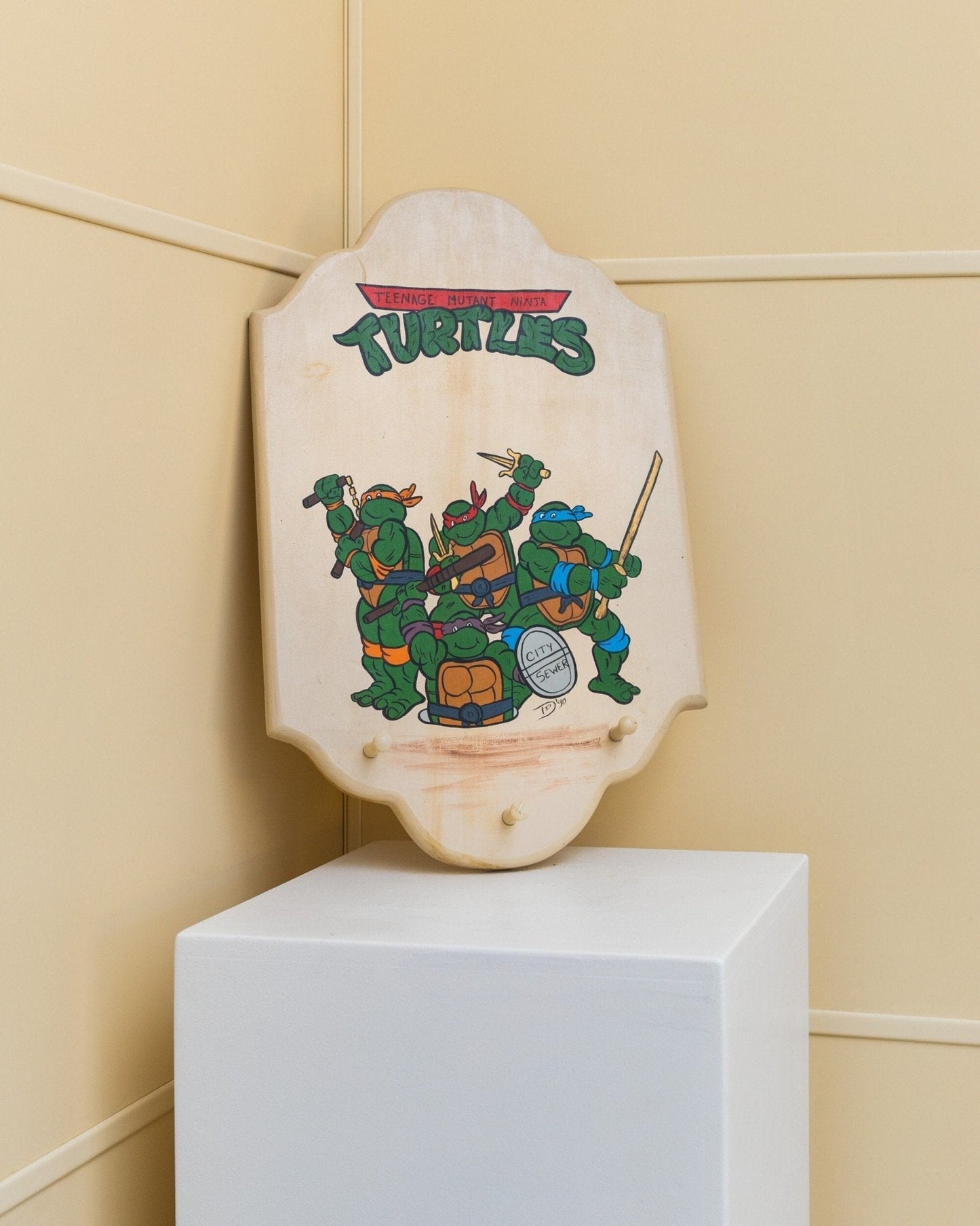 Vintage Kleiderschrank Teenage Mutant Ninja Turtles Motiv Unikat
