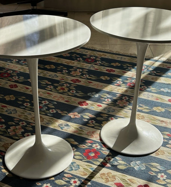 Set von 2 Vintage Beistelltische Tulip von Eero Saarinen für Knoll International