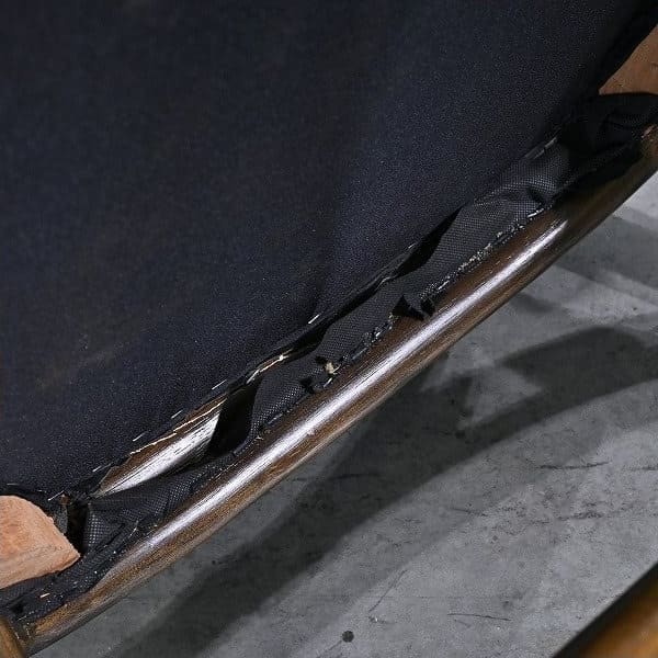 Vintage Loungechair von Maitland-Smith mit Messing-Details