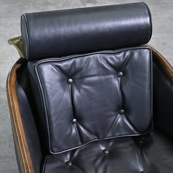 Vintage Loungechair von Maitland-Smith mit Messing-Details