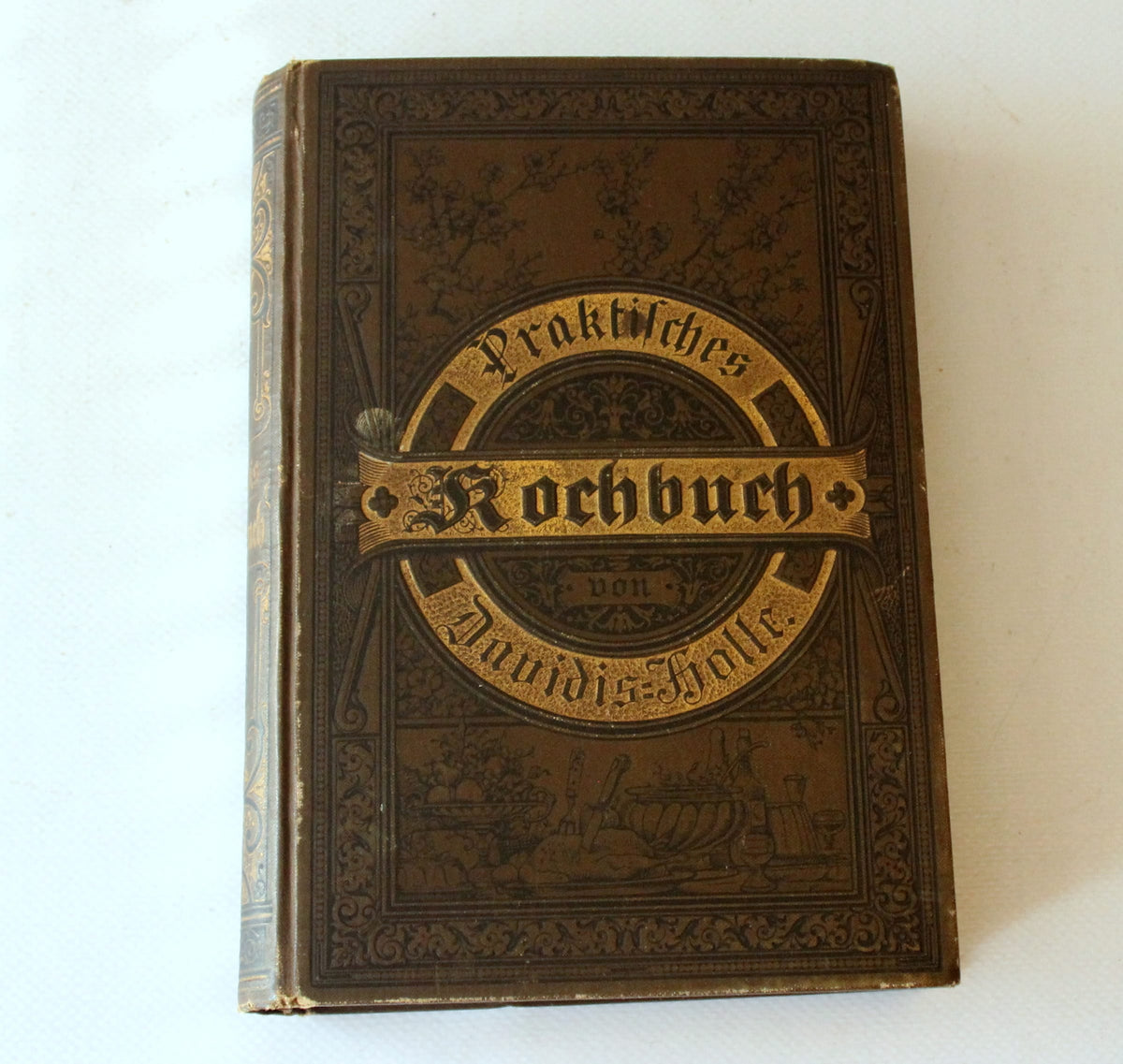 Vintage Kochbuch "Praktisches Kochbuch" von Henriette Davidis, 1898