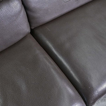 Vintage Sofa LUGANO von erpo, 2-Sitzer, verstellbar, Leder