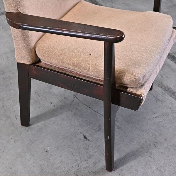 Vintage Armlehnstuhl von Parker Knoll, Highback, Buche