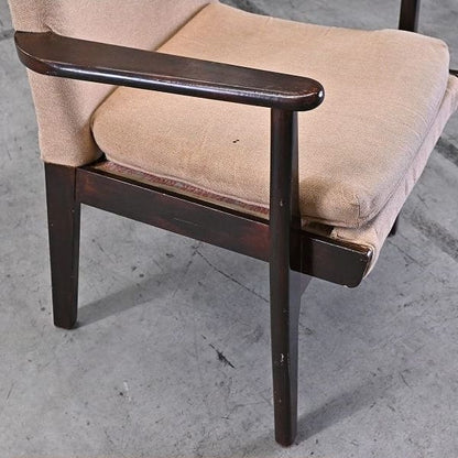 Vintage Armlehnstuhl von Parker Knoll, Highback, Buche