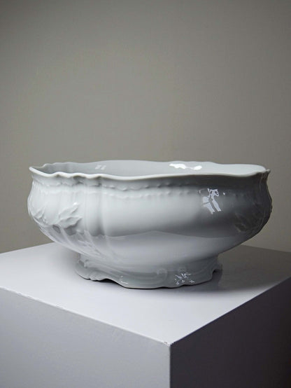 Vintage Salatschüssel "Louvre", Bernardaud zugeschrieben, Limoges Porzellan