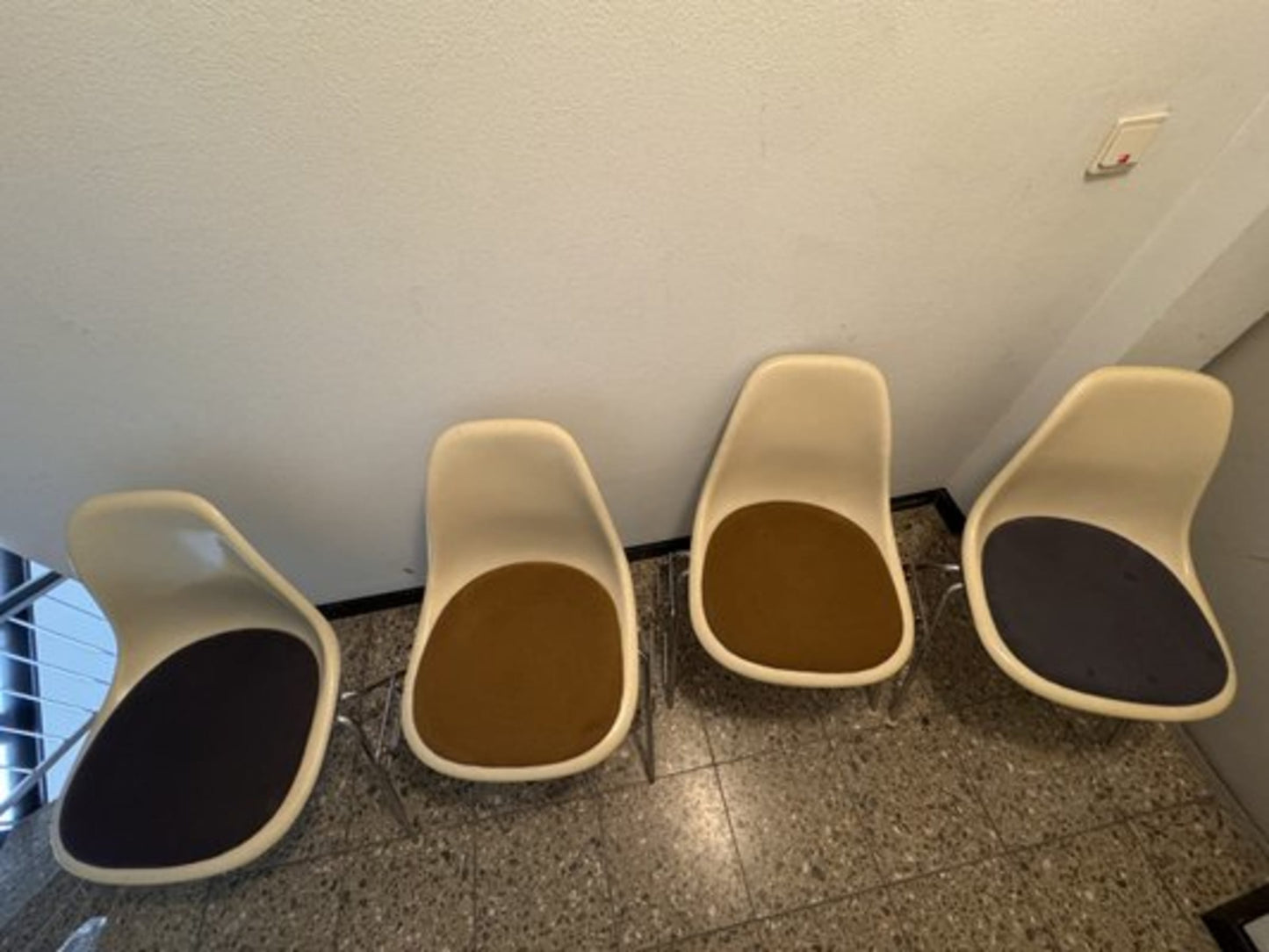 Vintage Stuhl DSS von Charles und Ray Eames für Herman Miller Set von 4