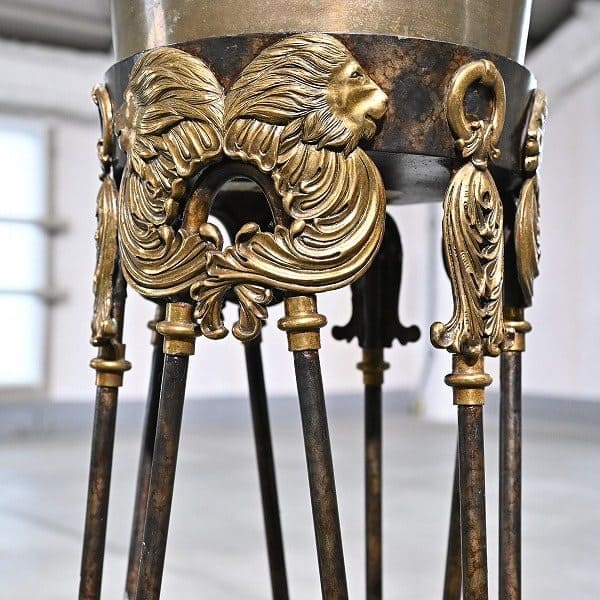 Vintage Champagnerkühler von Maitland-Smith mit Löwendekor