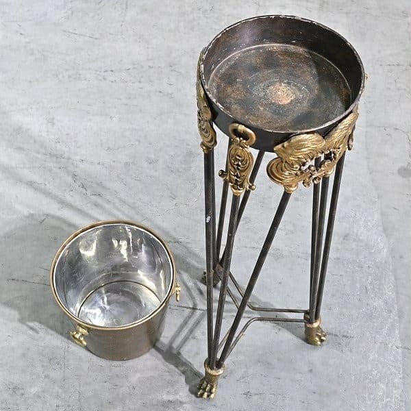 Vintage Champagnerkühler von Maitland-Smith mit Löwendekor