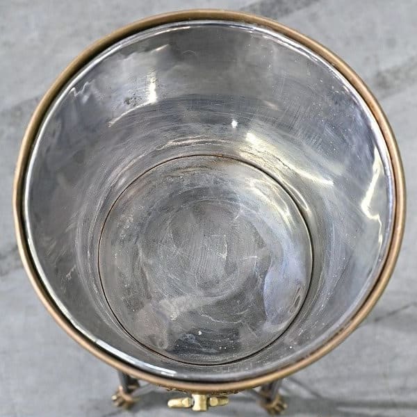 Vintage Champagnerkühler von Maitland-Smith mit Löwendekor