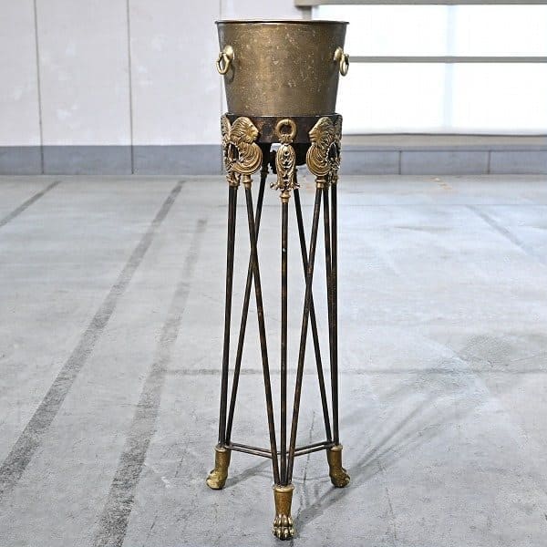 Vintage Champagnerkühler von Maitland-Smith mit Löwendekor