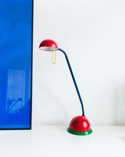 Lampe de bureau vintage XL Pop Art de style Memphis postmoderne des années 80-90