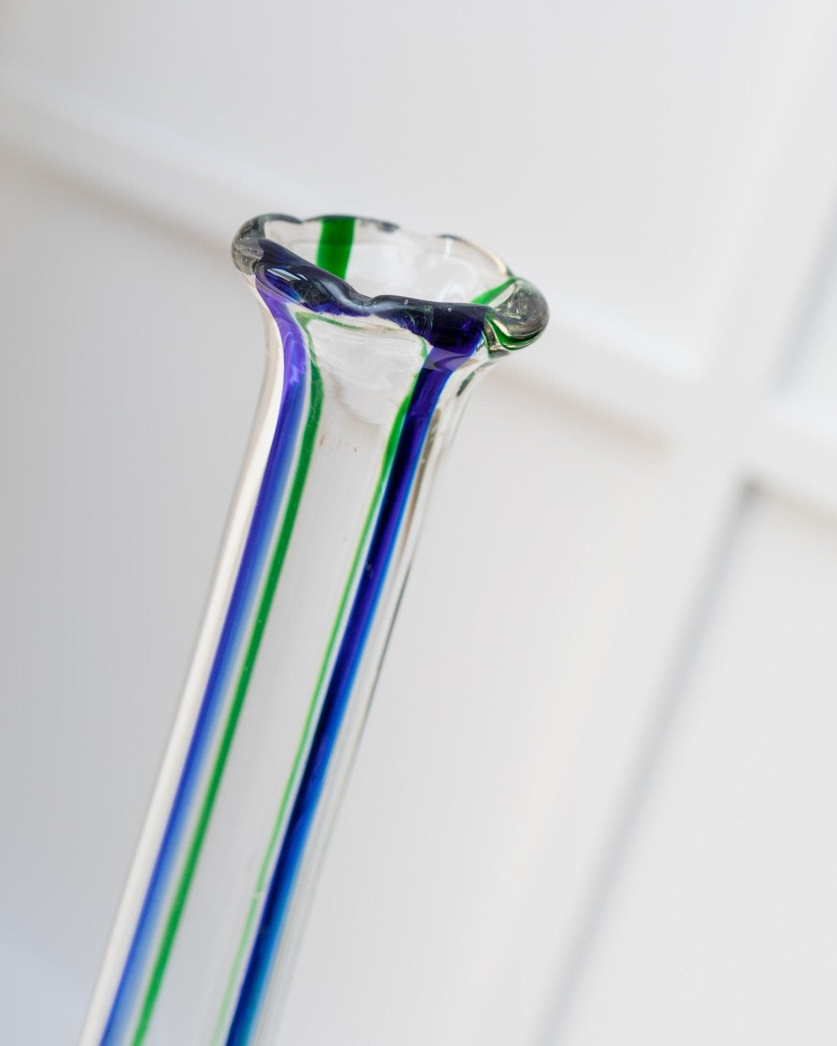 Vintage Vase Archimede Seguso für Vetreria Archimede Seguso Kürbisform Murano Glas blau-grün