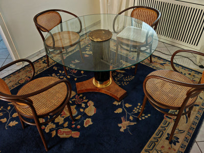 Set von 5 Vintage Bugholzstühle Thonet 210