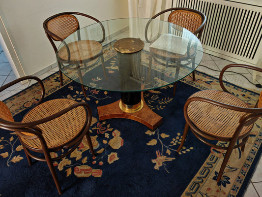Set von 5 Vintage Bugholzstühle Thonet 210