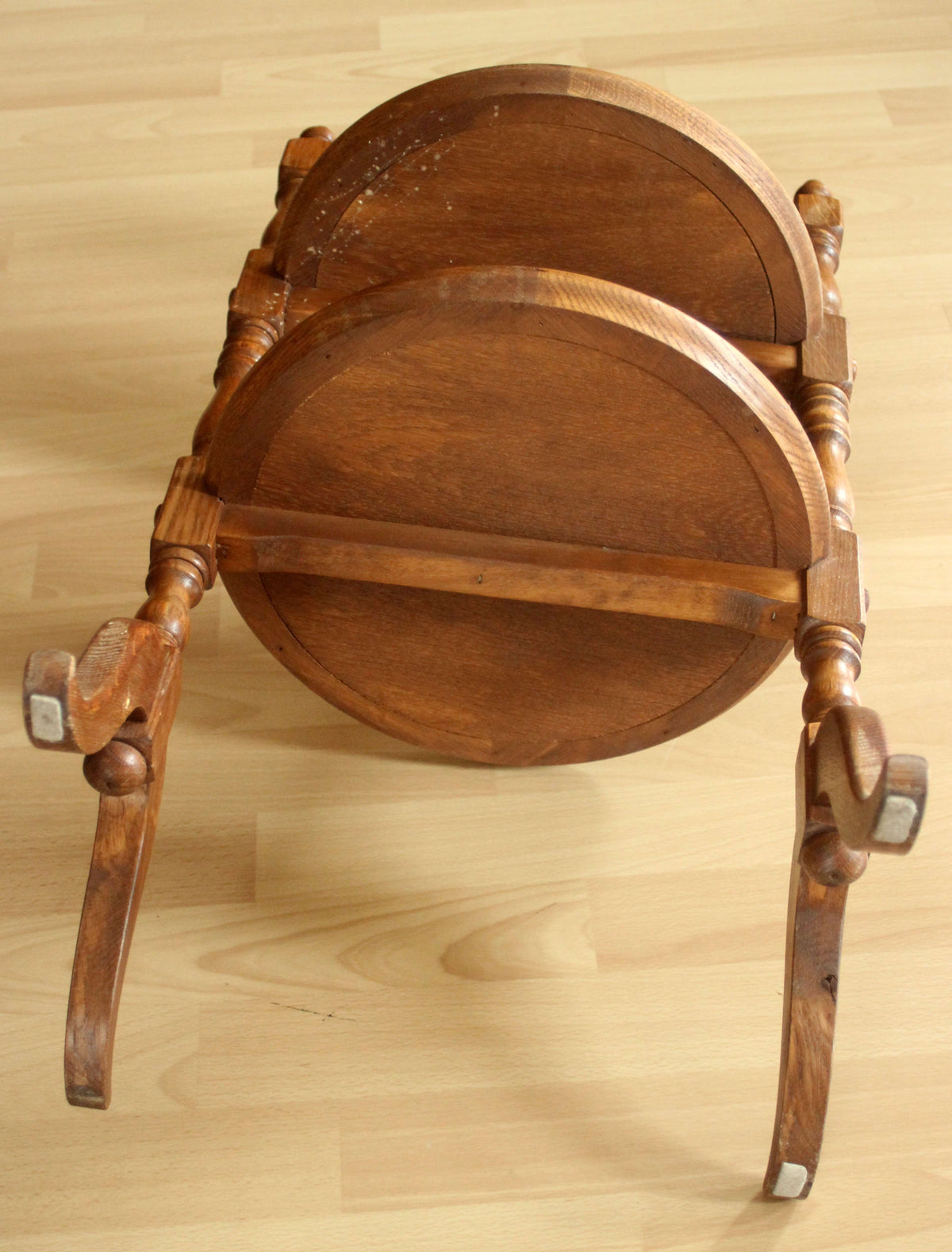 Vintage Etagere Beistelltisch aus Eiche, 1940er