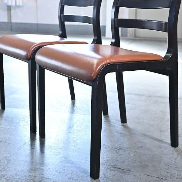 Vintage Stuhl Ladder Back von Mitsumasa Sugazawa für Tendo Set von 2