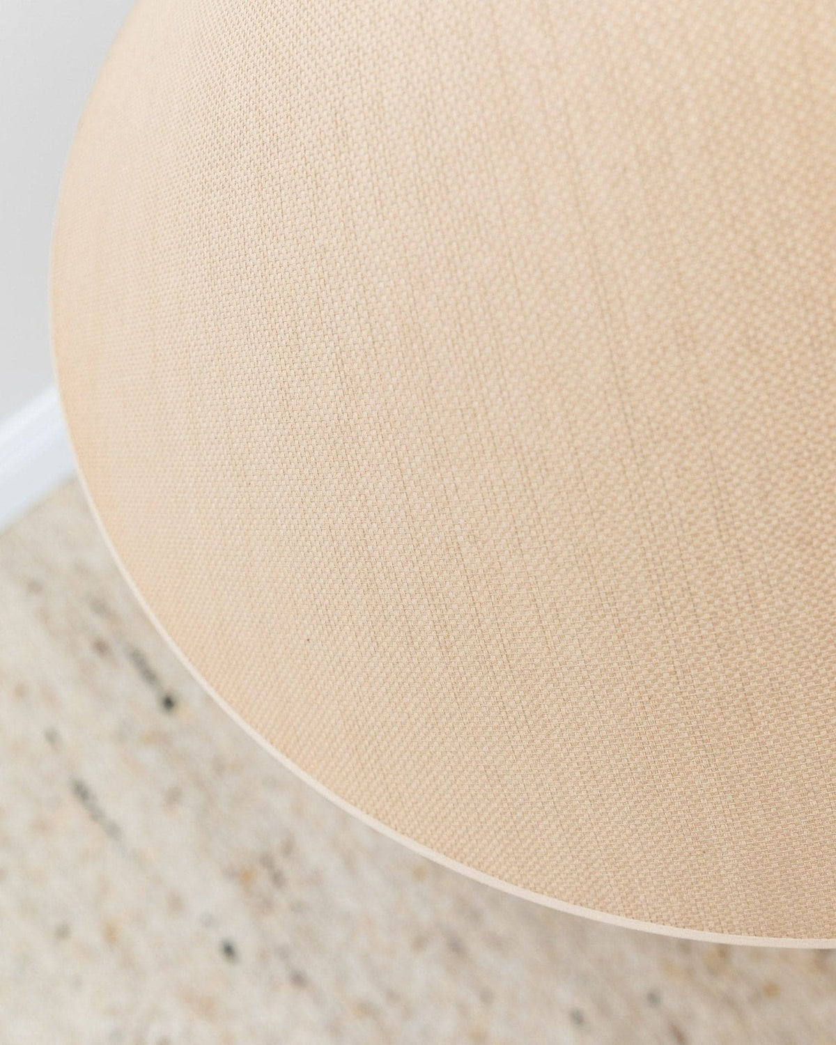 Vintage XXL ceramic floor lamp with lampshade - 1960s
