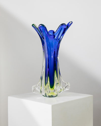 Vintage XXL vase by Fratelli Toso for Murano