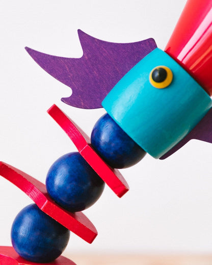 Lampe de bureau vintage style Memphis par Haba années 80-90