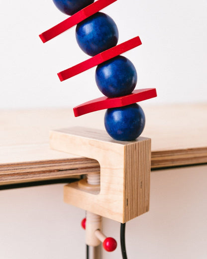 Lampe de bureau vintage style Memphis par Haba années 80-90