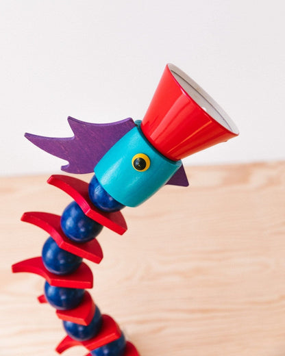 Lampe de bureau vintage style Memphis par Haba années 80-90