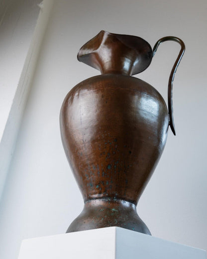 Vintage Kupfervase Amphorenform von Design Italien 1940er Jahre