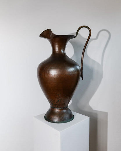 Vintage Kupfervase Amphorenform von Design Italien 1940er Jahre