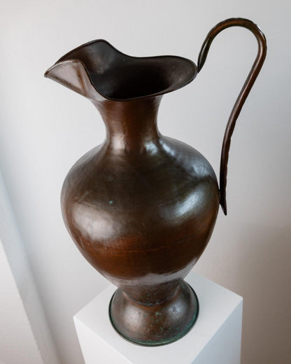 Vintage Kupfervase Amphorenform von Design Italien 1940er Jahre