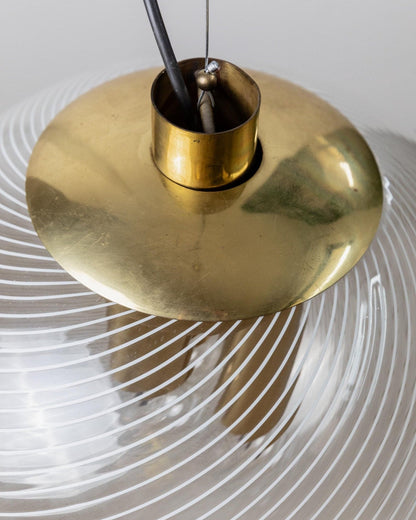 Vintage Murano Glas Globuslampe von Italien 1960er