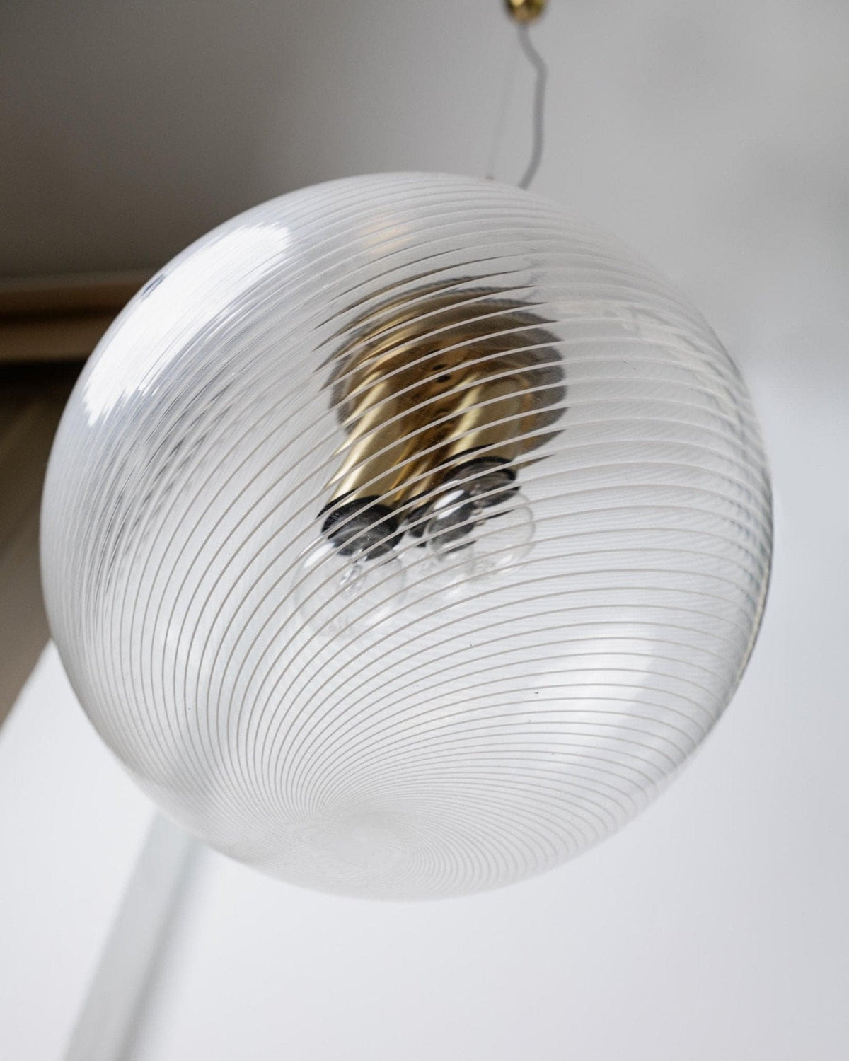 Vintage Murano Glas Globuslampe von Italien 1960er