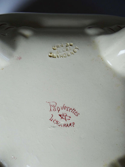Vintage Terrine "Pâquerettes" von Longchamp, Art Nouveau