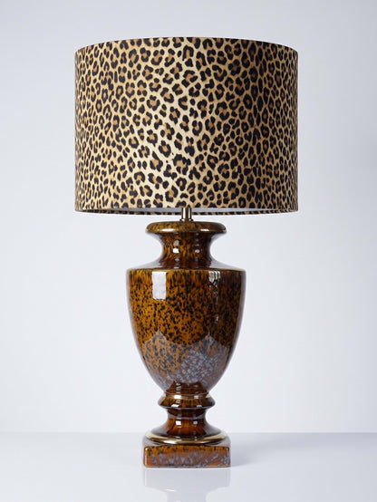 Tischlampe Keramik Hollywood Regency, Italien 1970er Jahre