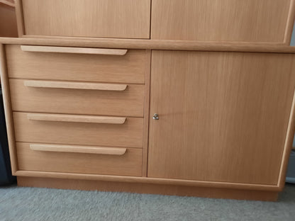 Vintage Schrank Eiche von WK Möbel, 1977