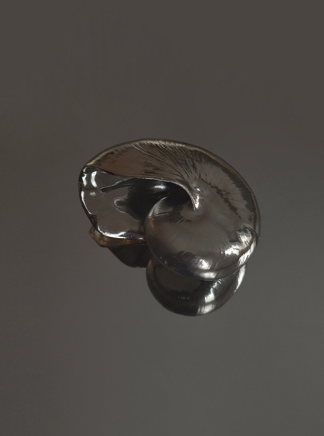 Vintage Skulptur Nautilusmuschel