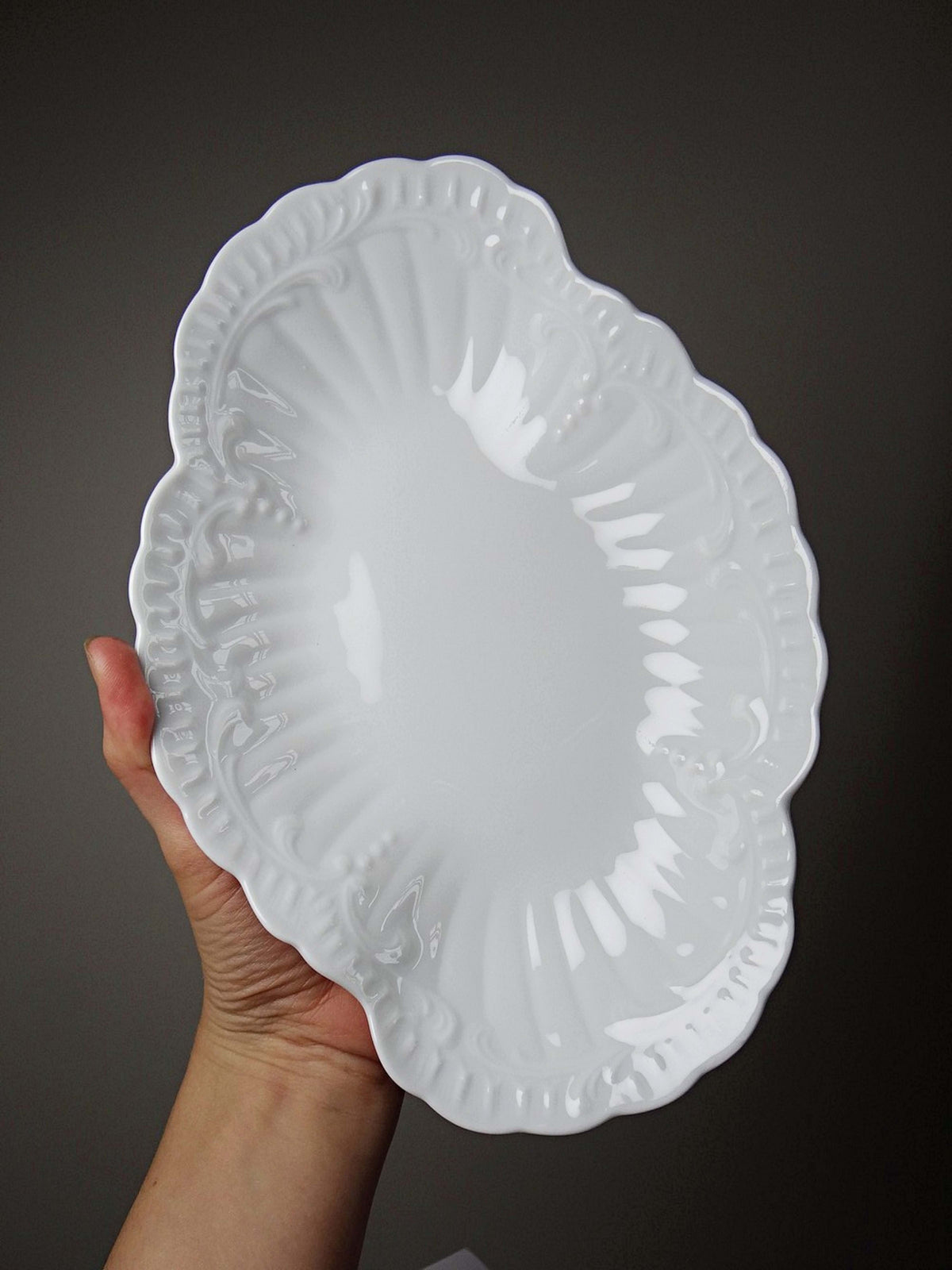 Vintage Schale im Rocaille-Stil von Chastagner Limoges