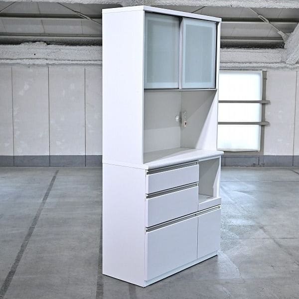 Vintage Küchenschrank Alumina2 von Nitori mit Schiebetür und Steckdose
