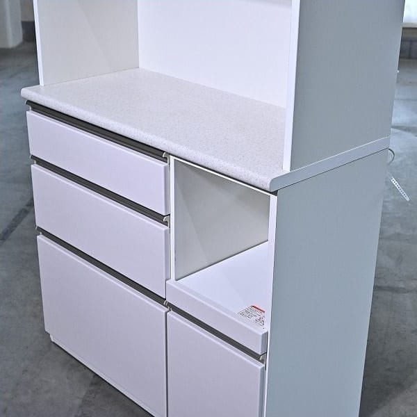 Vintage Küchenschrank Alumina2 von Nitori mit Schiebetür und Steckdose