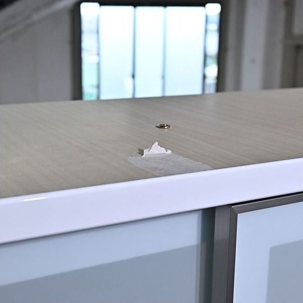 Vintage Küchenschrank Alumina2 von Nitori mit Schiebetür und Steckdose