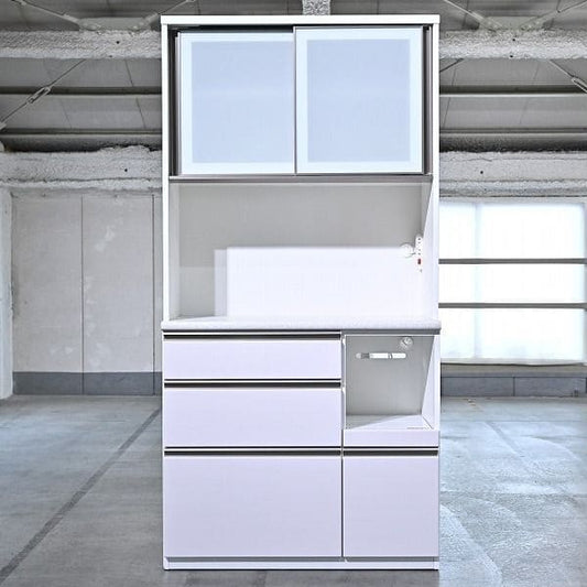 Vintage Küchenschrank Alumina2 von Nitori mit Schiebetür und Steckdose