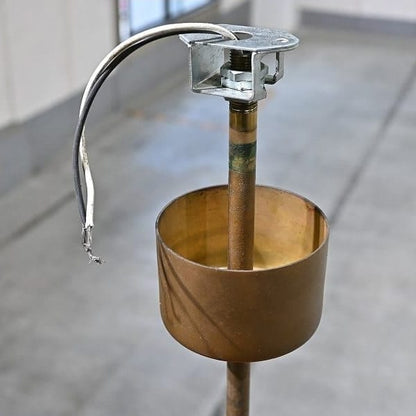 Vintage Kronleuchter 12-flammig von Gino Paroldo für Fontana Arte