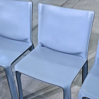 Vintage Stuhl 412 CAB von Mario Bellini für Cassina Set von 4