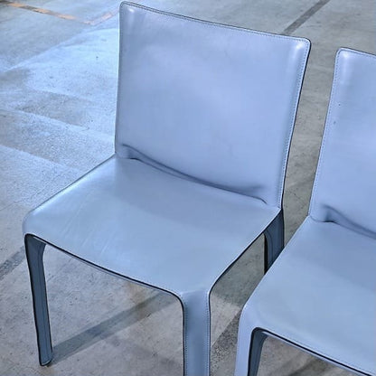 Vintage Stuhl 412 CAB von Mario Bellini für Cassina Set von 4