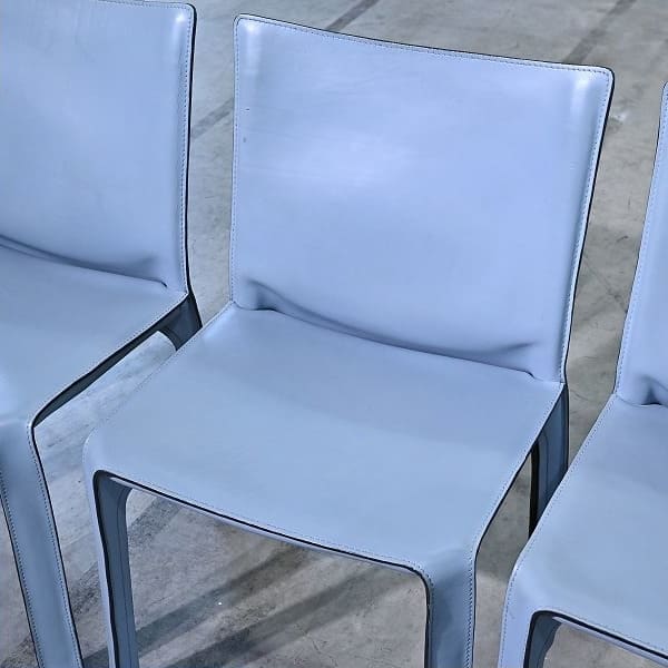 Vintage Stuhl 412 CAB von Mario Bellini für Cassina Set von 4