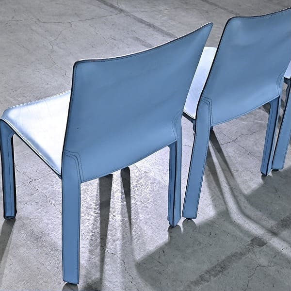 Vintage Stuhl 412 CAB von Mario Bellini für Cassina Set von 4