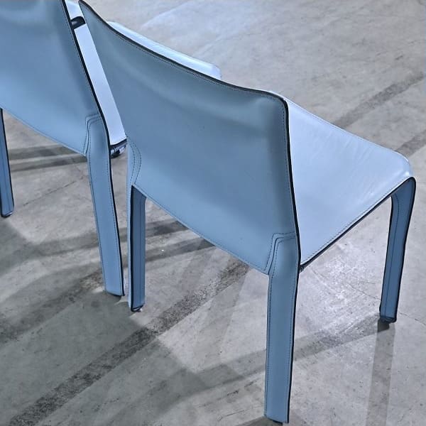 Vintage Stuhl 412 CAB von Mario Bellini für Cassina Set von 4