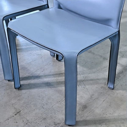Vintage Stuhl 412 CAB von Mario Bellini für Cassina Set von 4