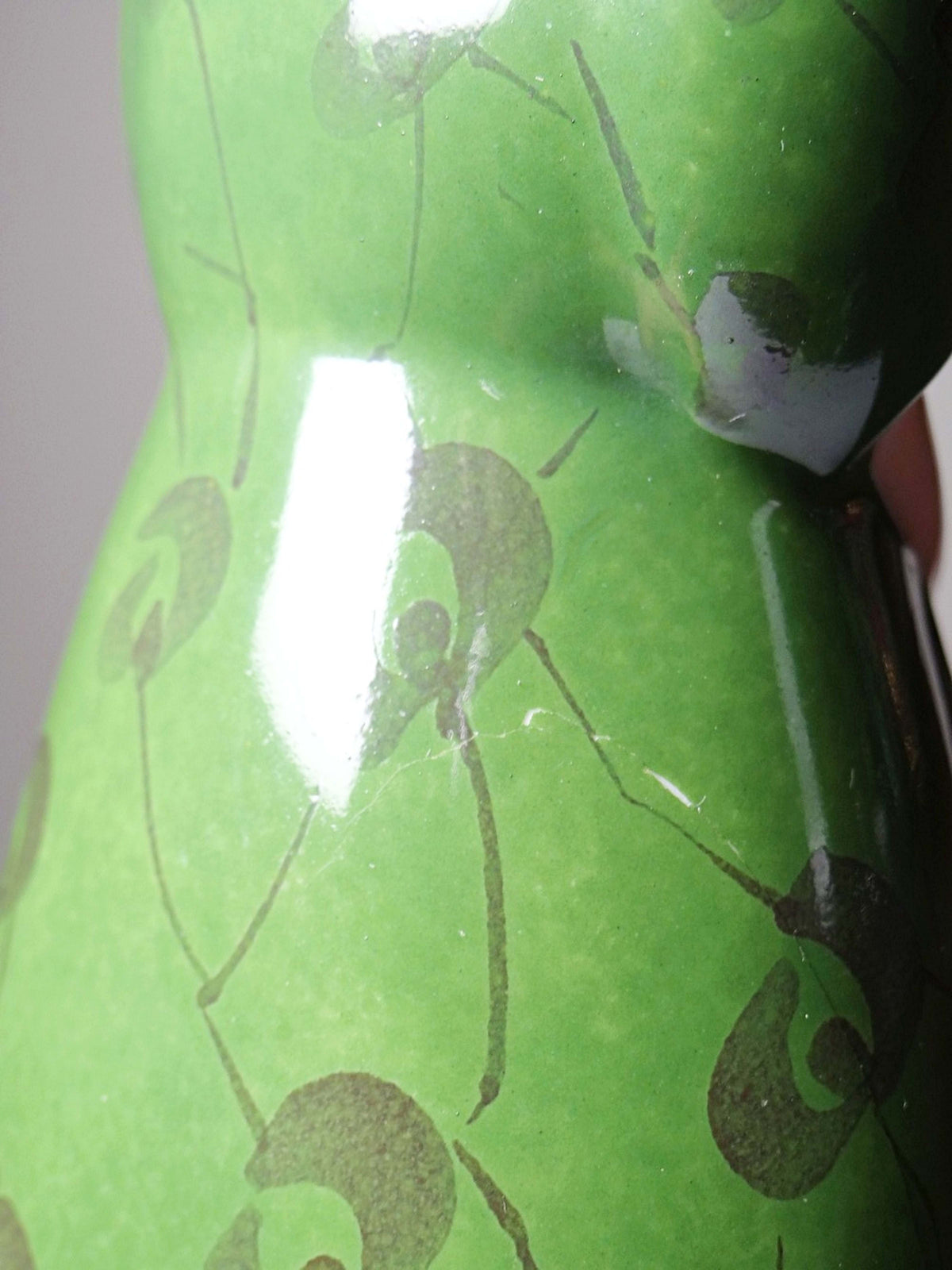 Vintage Likörflakon "Guignolet" im Stil von Robj, Porzellan Limoges
